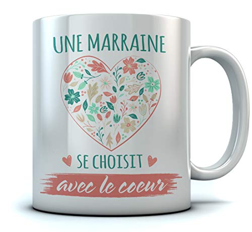 Mug Marraine Idée Cadeau Pour Bapteme Future Marraine Annonce Originale Tasse Cover