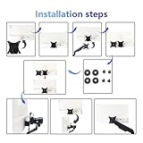 VESA Mount Adapter，Compatible for HP Series 5 27 31.5 Inch 527sa 527sw 527sf 532sf FHD Monitor Bracket Mounts to Arm/Desk Mount，TV Stand - Image 6