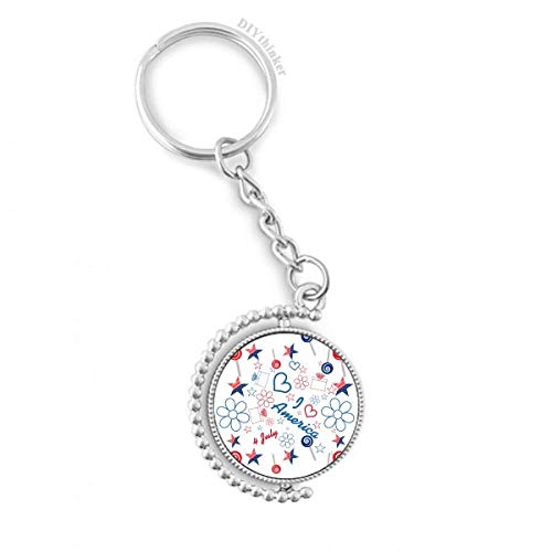 Anillo de la cadena rotativo flor estrella amor joyería Pilgrim EE.UU.