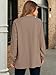 ANRABESS Women's Long Sleeve Henley Tops Tunic Sweatshirt Loose Slit Casual Button Shirts Pullover 2026 Spring Winter Outfits Khaki Large