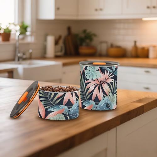 Contenedor de Café Acero Inoxidable Diseño Tropical 500ml miniatura 7