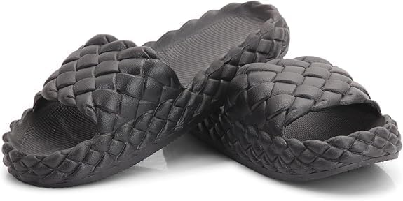 Image of Richmen Women Summer Flip Flop Slippers Casual Pillow EVA Anti-Slip Sole Sandals for Women's & Girls Soft Cushioned Bathroom & Home Slides Rubber Flats
