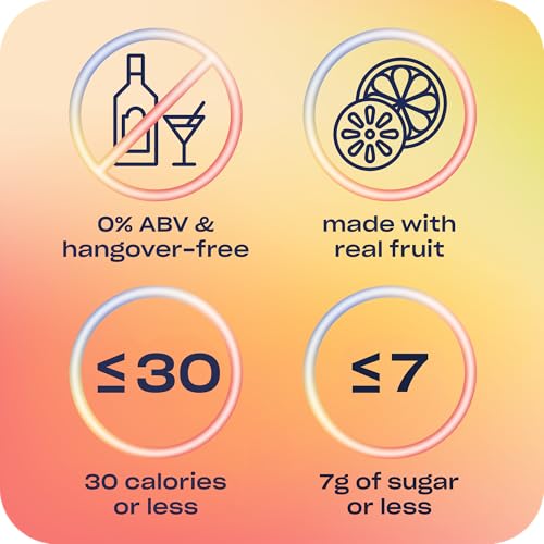 Recess Zero Proof Craft Mocktails, Alcohol Free Drinks, With Adaptogens, Non-Alcoholic Beverage Replacement, Mixer, Celebration, Party, (Ginger Lime "Mule", 12oz, Pack of 12)