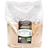 Oltresole, Farina Biologica Italiana di Carruba 1 Kg, Farina Senza Glutine da Agricoltura Italiana No OGM, Ideale per Celiaci, Ricca di Fibre, Ottima per Dolci e Dessert, Sostituto Naturale del Cacao