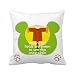Offbb-USA Housse de coussin carrée Motif paroles émotionnelles anglaises