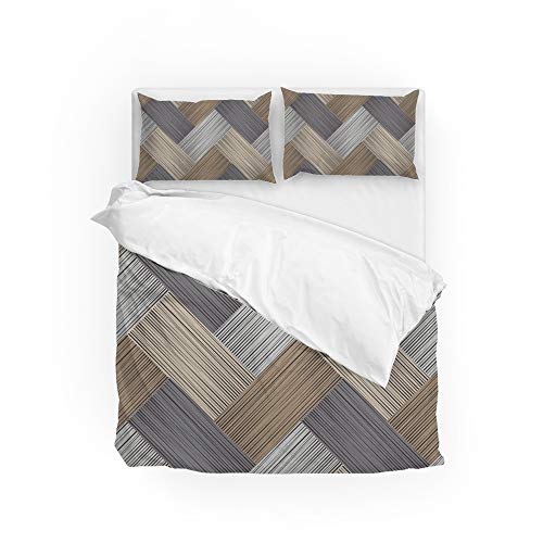 Housse de couette douce 100 % polyester pour en finir avec le repassage du lit