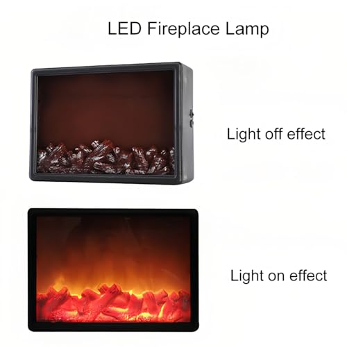 Lampe de cheminée LED sans chauffage pour sécuriser votre décoration intérieure