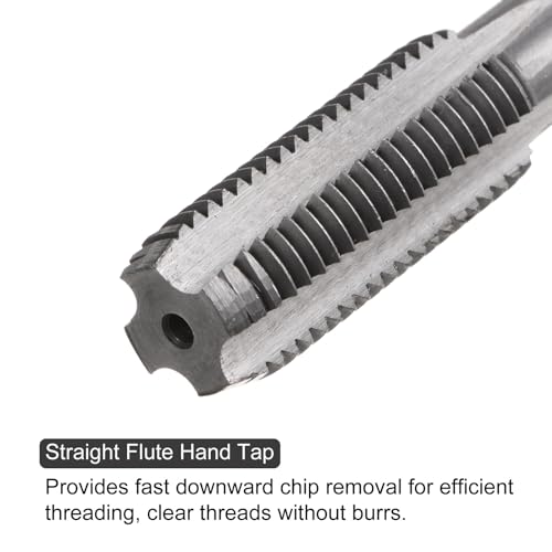 sourcing map 3pcs Metric Hand Tap & Die Set, M12 x 1.5 Taper/Bottom Thread Taps + Round Die, Tap and Die Kit Hand Threading Tapping Tools for Repair 4 sourcing map 3pcs Metric Hand Tap & Die Set, M12 x 1.5 Taper/Bottom Thread Taps + Round Die, Tap and Die Kit Hand Threading Tapping Tools for Repair - Image 4