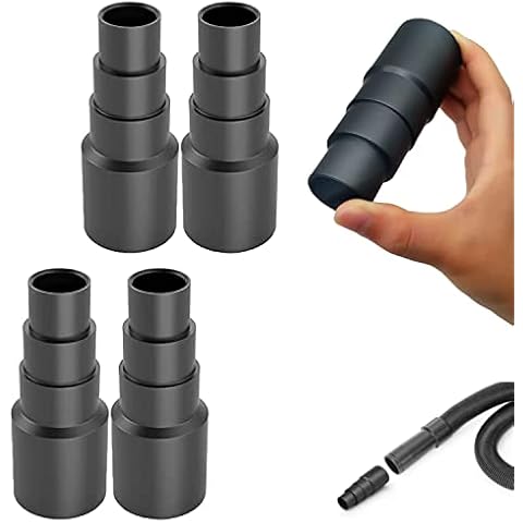 acdokuk Pack of 4 universal hose adapters, adaptor for standard workshop vacuum cleaners, vacuum cleaner hose for clean work, hose reducer for connection to vacuum cleaner hose Cover