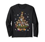 Squirrel Christmas Tree Lights Sweater Squirrel Christmas Long Sleeve T-Shirt