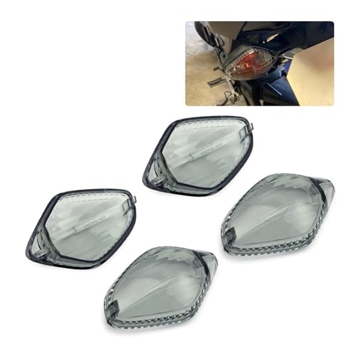 Couvercle de lentille de clignotant moto homologué E4 solide - 2