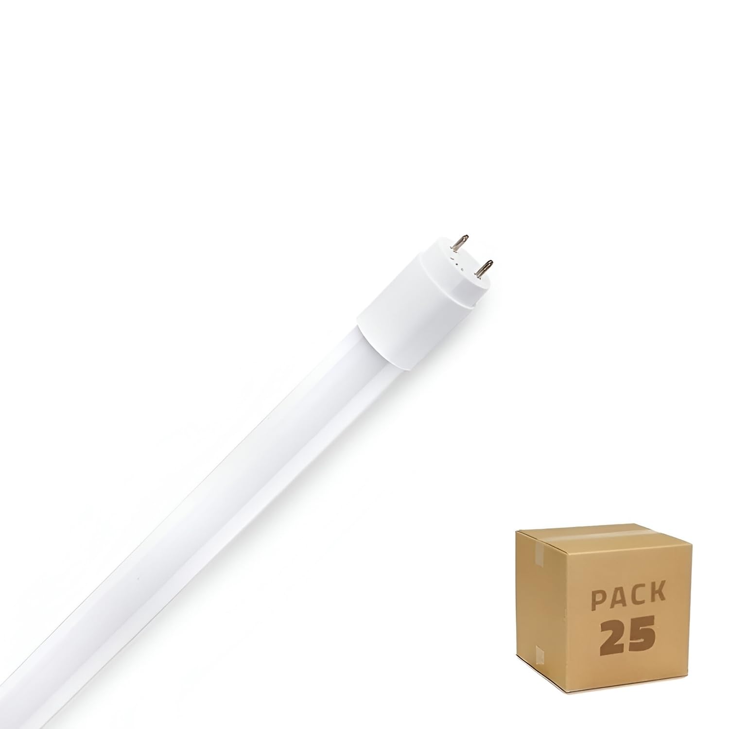 LEDKIA Tubo LED T5 120 cm Cristal Especial Carnicerías Conexión Dos Lateral | CasquilloT5