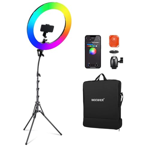 Amazon | NEEWER 18インチ RGB LEDリングライト 撮影ライト APP制御 Amazon | NEEWER 18インチ RGB LEDリングライト 撮影ライト APP制御