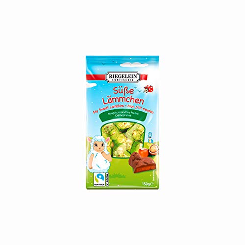 Riegelein Choco Easter Friends süße Lämmchen mit Nougatcreme 150g