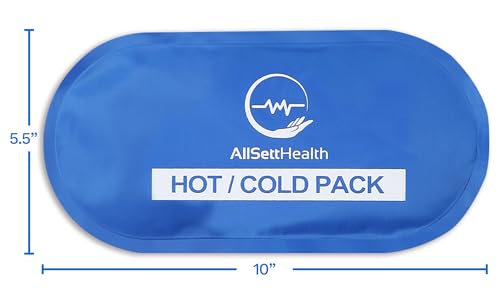 Reusable Hot and Cold Gel Ice Packs for Injuries | Cold Compress, Ice Pack, Gel Ice Packs, Cold Packs for Injuries,10.5 x 5 Inch (4 Pack)