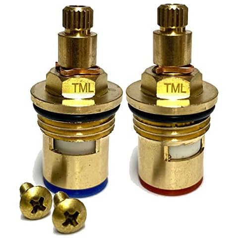 Cartridge for Bristan Echo 3770R Tap Valve Kitchen Compatible Replacement Pair (Supplied with Screws) 2998827200 Cover