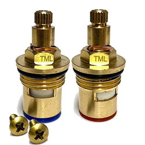 Cartridge for Bristan Echo (Pre 2022 Versions only) 3770R Tap Valve Kitchen Compatible Replacement Pair (Supplied with Screws) 2998827200