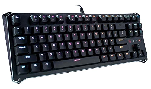 B930 TKL Tenkeyless Optical Switch Gaming Keyboard by Bloody Gaming | Fastest Keyboard Switches in Gaming |Ultra-Compact Form Factor | RGB LED Backlit Keyboard | Quiet & Linear
