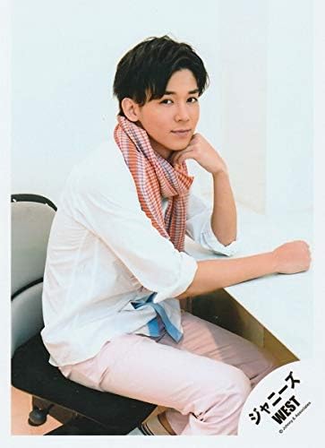 Amazon 小瀧望 ジャニーズwest 公式生写真 プリンシパルの君へ ドラゴンドッグ 衣装白 ストール カメラ目線 アイドル 芸能人グッズ 通販