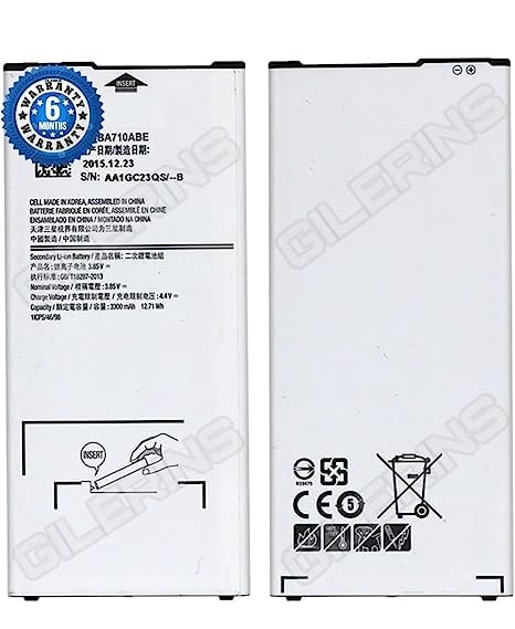 Image of Original EB-BA710ABE Battery for Samsung A7 2016 A7100 A7109 A710 A710F Battery with 6 Month Warranty****(A0138)