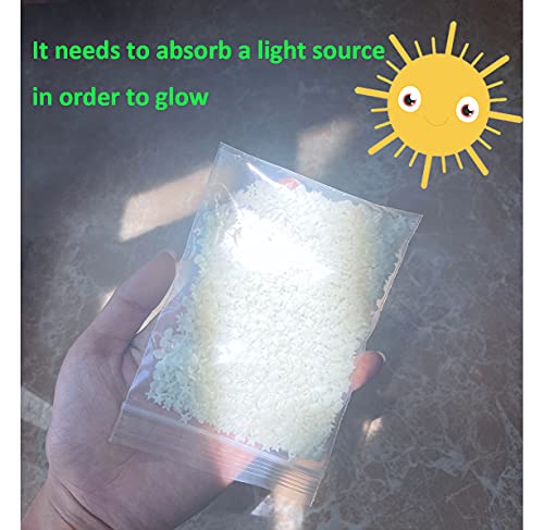 Ehope Luminous Polymer Slices Clay Slices Diy Nail Art Slices Fake Sprinkles Clay Sprinkles Fake Cake Dessert Toy Phone Case Decoration Arts Crafts(Pentagram+Heart-40G) #TOP4