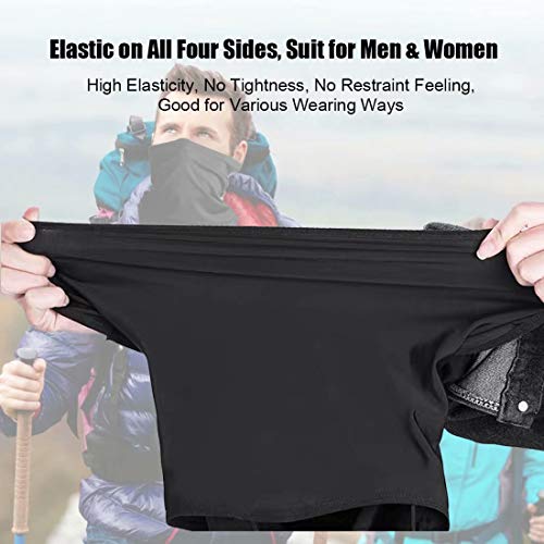 6 Unidades - Balaclava Unisex Protección UV, Pañuelo Reutilizable para Ciclismo, Motocicleta y Senderismo, Gargantilla Transpirable para Hombre y Mujer (Negro, Blanco, Rosa) miniatura 6