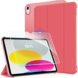 [iPad 11世代 10世代 ケース ガラスフィルム セット]CACOE ipad a16 2025 11/10.9インチ 2022 スイカレッド