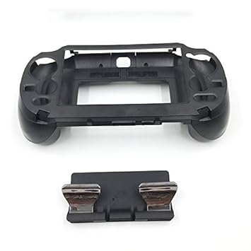 L3 R3 Matte Hand Grip Handle Joypad Stand Case with L2 R2 Trigger Grips Handel Holder Button for PS Vita PSV 1000 ?Black?