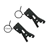CANFON ABS Plastic Lavalier Microphone Tie Clip for All Kinds of Omnidirectional Condenser Microphone for Sony UWP, Saramonic, Sennheiser, Boya,Shure Lavalier Lapel Microphone, Pack of 2 (7.5mm) #1