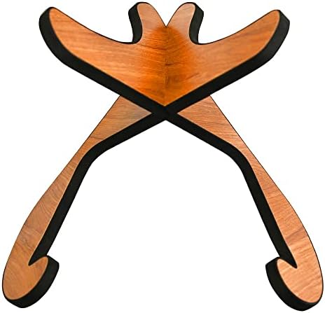 Ram® Wooden Guitar Stand Non Slip Musical Instrument Wood Guitar Stand Foldable Guitar Stand X Frame