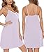 SWOMOG Womens Maternity Robe 2PCS Nursing Nightgown for Breastfeeding 3 in 1 Labor Delivery Nursing Robe Set Lace Bathrobe Lilac