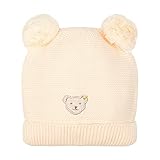 kuschelig weich Steiff Girl\'s Mütze mit Bommel Hat, Antique White, 55
