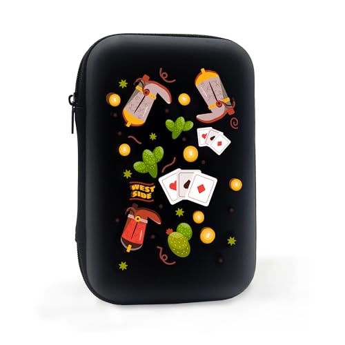 Spielkarten Box(16x10x4cm) Robuste Kartenbox Spielkarten Etui Vergrößern Card CaseTragetasche Aufbewahrungsbox für UNO Karten Kartenspiele Kartenspiel Wasserfest Schützt Karten vor Nässe und Staub