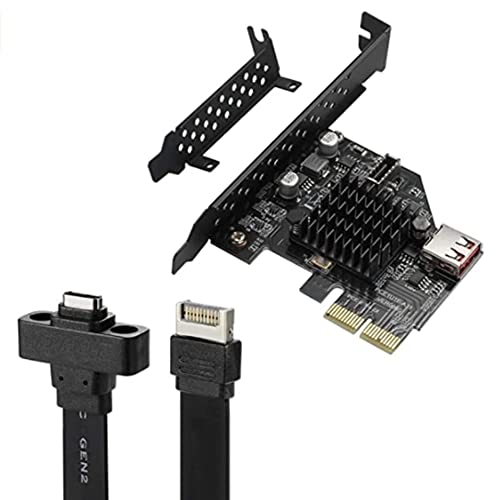 Carte USB 3.1 Type E Gen2 PCI-E ASM3142 pour activer le port USB-C avant inactif de votre boîtier