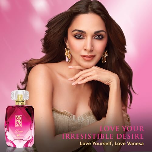 Image of VANESA Desire Perfume For Women 100 ML Each, Pack of 2 | Long Lasting Eau Da Parfum