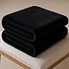 Coberta Microfibra Casal Inverno Aconchegante Luxo Para Frio Manta Soft Cobertor Macio (Preto)