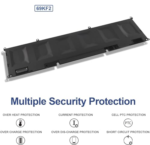 Image of Wefly 69KF2 Laptop Battery Compatible for Dell XPS 15 9500 9510 9520 9530 Precision 5550 5560 G15 5510 5511 5520 5515 5521 G7 15 7500 P91F P87F 0GFJ6 Inspiron 7510 7610 7620 Laptop Battery