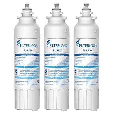 AMAZON - FilterLogic ADQ73613401 Refrigerator Water Filter, Replacement for LG® LT800P®, ADQ73613402, ADQ73613408, ADQ75795104, Kenmore 9490, 46-9490, LSXS26326S, LMXC23746S, LMXC23746D (Pack of 3)