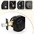 Probrico Front Door Lock Set Black Front Door Handle Set, Entry Door Locksets with Deadbolt Single Cylinder Front Door Handle and Deadbolt Set, 1 Set