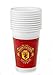 Official Manchester United Football Club 10 Pack of 200ml Plastic Party Cups