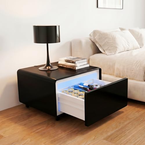 LIVTAB Refrigerated End Table Nightstand