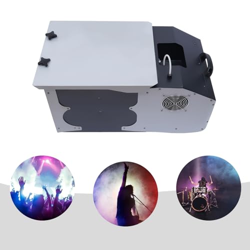Máquina de humo de baja altura - Máquina generadora de humo para DJ y escenario, 3000 W, efecto de hielo seco, control remoto y DMX512, para clubes, escenarios, bodas y teatros, salida de 40000 pies cúbicos/min miniatura 3