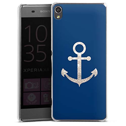 DeinDesign Coque Compatible avec Sony Xperia XA Ã‰Tui Housse Paillettes Look Ancre Maritime