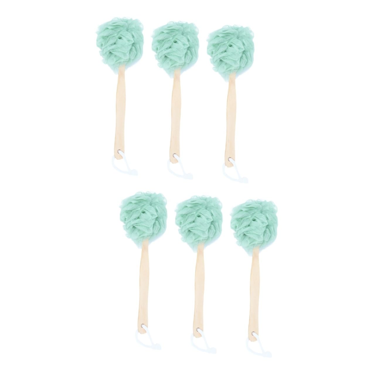 Housoutil 2sets Handtuch Luffa Griff Bad für Zurück Wäscher-freundliche Massage 3 Stücke * 2