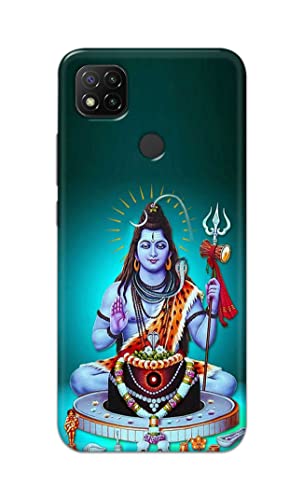 Image of Printed Hard Back Cover Case for Mi Redmi 9C Back Cover (Lord Shiva) -1803