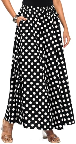 Image of Premium Cotton Skirt for Women with Pocket, Free Size