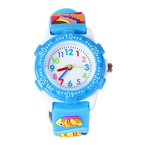 BESPORTBLE 1 Pieza Reloj para Mirar los Miran a Las niñas Vista de Moda Adorable Reloj Azul