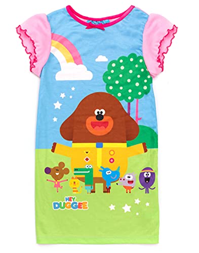 Squirrel Club Girls Nightdress Frilled Sleeved Nightie Multicoloured