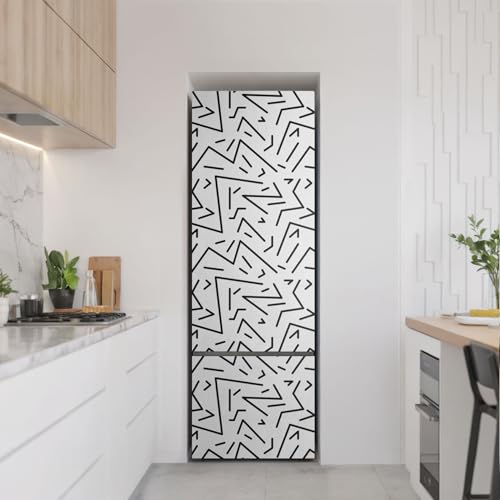 Autocollant porte réfrigérateur 60x180 revêtement adhésif sticker protection cuisine