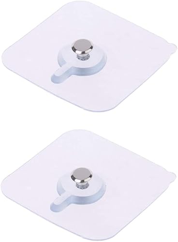 Kit de 2 ganchos autoadhesivos sin costuras para colgar en la pared para fotos F tiras colgantes